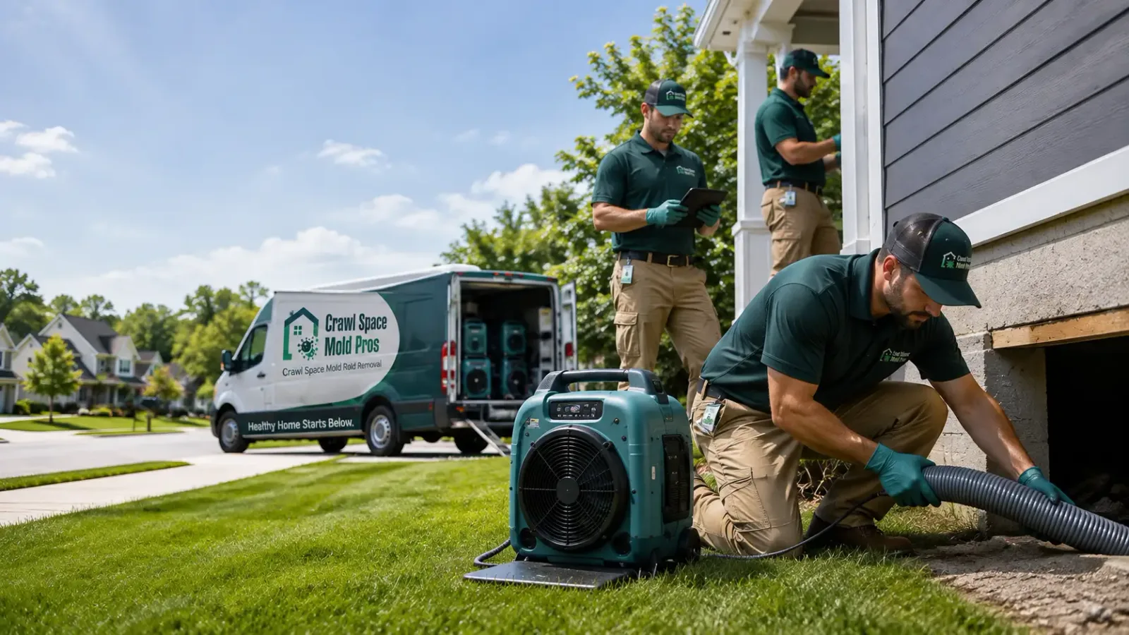 Crawl Space Mold Removal in Westland, MI